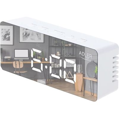 Ceas deșteptător Adler - Mare ecran LED, temperatură și oră Ceas deșteptător Adler - Mare ecran LED, temperatură și oră