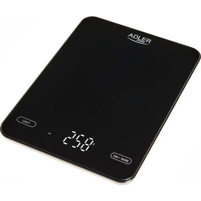 ADLER AD 3177b Köksvåg - 10kg, USB, Svart ADLER AD 3177b Köksvåg - 10kg, USB, Svart