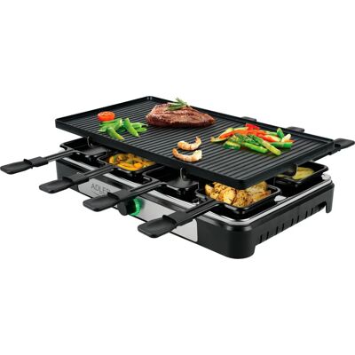 Adler Άντλερ Ad 6616 - Gril Raclette électrique - Table - 1400 W - Noir/Acier inoxydable - Publicité Adler Άντλερ Ad 6616 - Gril Raclette électrique - Table - 1400 W - Noir/Acier inoxydable - Publicité