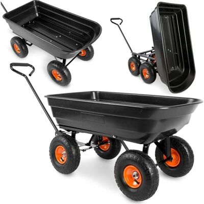 Humberg Puutarhakärry 75L, jossa kippitoiminto ja teräsrunko Humberg Puutarhakärry 75L, jossa kippitoiminto ja teräsrunko