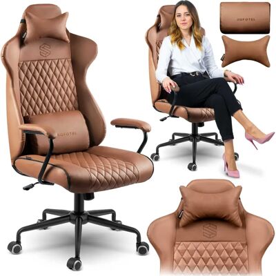 Sofotel Bürostuhl - Ergonomisch - Verstellbar - Kippbar - Braun Sofotel Bürostuhl - Ergonomisch - Verstellbar - Kippbar - Braun
