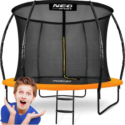 Neo-Sport NS-08C201 Indoor Gartentrampolin - 252cm, U-förmige Stahlbeine, Sicherheitsnetz Neo-Sport NS-08C201 Indoor Gartentrampolin - 252cm, U-förmige Stahlbeine, Sicherheitsnetz