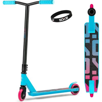 Viking Choice Turquoise stunt skútr - Max 100 kg Viking Choice Turquoise stunt skútr - Max 100 kg