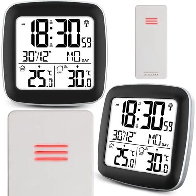BERDSEN Wetterstation mit Display BD-903 - Temperatur, innen/außen BERDSEN Wetterstation mit Display BD-903 - Temperatur, innen/außen