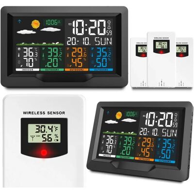 Estación Meteorológica Viking Choice - Negro - Pantalla Grande - BD-904 Estación Meteorológica Viking Choice - Negro - Pantalla Grande - BD-904
