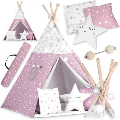 Tenda da Gioco Rosa Nukido con Cuscini - Tenda da Gioco Tenda da Gioco Rosa Nukido con Cuscini - Tenda da Gioco