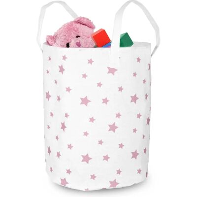 Nukido Witte Katoenen Opbergmand - Kinderkamer Organizer Nukido Witte Katoenen Opbergmand - Kinderkamer Organizer