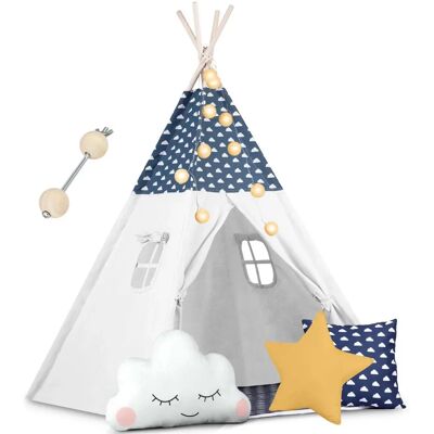 Nukido Domek do Zabawy dla Dzieci - Styl Montessori, Granatowy - Domek dla Dzieci Nukido Domek do Zabawy dla Dzieci - Styl Montessori, Granatowy - Domek dla Dzieci