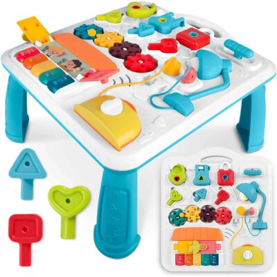 Table d'Activités pour Bébé Viking Choice - Éducative - avec Musique & Son - Publicité Table d'Activités pour Bébé Viking Choice - Éducative - avec Musique & Son - Publicité