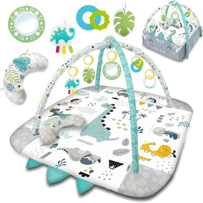 Tapis de jeu Ricokids - Multicolore - Sécurisé & Stimulant - 110x100cm - Publicité Tapis de jeu Ricokids - Multicolore - Sécurisé & Stimulant - 110x100cm - Publicité