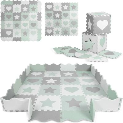 Ricokids Schaumstoff Puzzle Spielmatte - 151x151cm - Sicher & Bunt Ricokids Schaumstoff Puzzle Spielmatte - 151x151cm - Sicher & Bunt