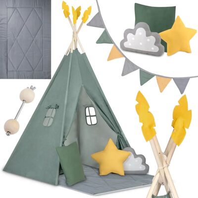 Viking Choice Spielzelt Teepee - Mehrfarbig - 116x116x165 cm Viking Choice Spielzelt Teepee - Mehrfarbig - 116x116x165 cm