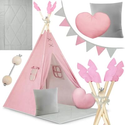 Viking Choice Pink Spielzelt Teepee - 116x116x165 cm Viking Choice Pink Spielzelt Teepee - 116x116x165 cm