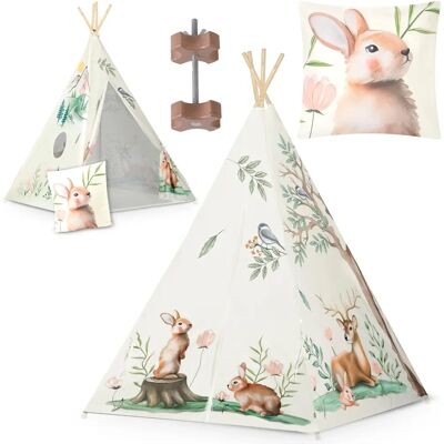 Tente Tipi Montessori Beige - 114x114x165cm Tente Tipi Montessori Beige - 114x114x165cm