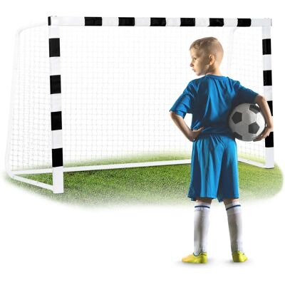 Portería de fútbol Neo-Sport 180x120x60cm - Marco de acero duradero Portería de fútbol Neo-Sport 180x120x60cm - Marco de acero duradero