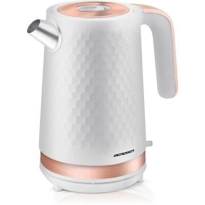 Berdsen BD-705 Vit Koppar Elektrisk Kittel - Ergonomisk Design Berdsen BD-705 Vit Koppar Elektrisk Kittel - Ergonomisk Design