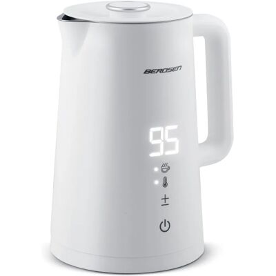 Berdsen Witte Elektrische Waterkoker - 1,7L, Temperatuurregeling, CoolTouch Berdsen Witte Elektrische Waterkoker - 1,7L, Temperatuurregeling, CoolTouch