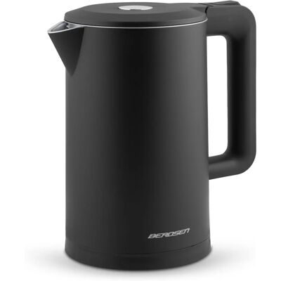 Berdsen Elektrische Waterkoker BD-710 - RVS - 1,7L - Zwart Berdsen Elektrische Waterkoker BD-710 - RVS - 1,7L - Zwart
