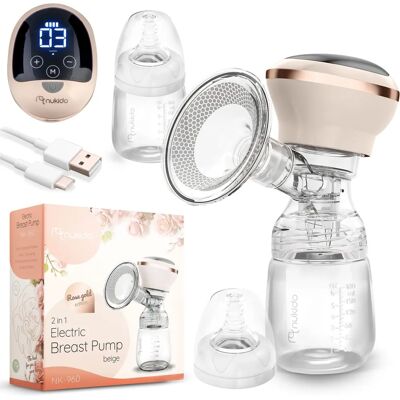Pompe à Lait Électrique Nukido NK-960 - 3 Phases, Sans Fil, Sans BPA - Publicité Pompe à Lait Électrique Nukido NK-960 - 3 Phases, Sans Fil, Sans BPA - Publicité