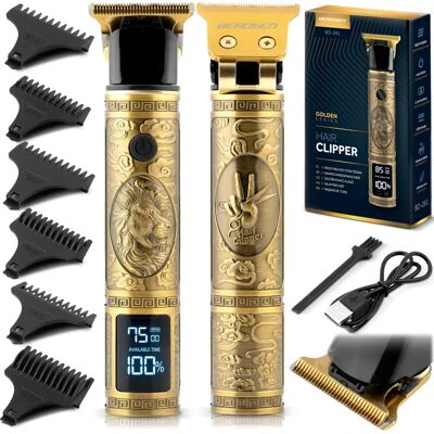 Tondeuse à Cheveux et Barbe Berdsen Dorée - Précision Professionnelle Tondeuse à Cheveux et Barbe Berdsen Dorée - Précision Professionnelle