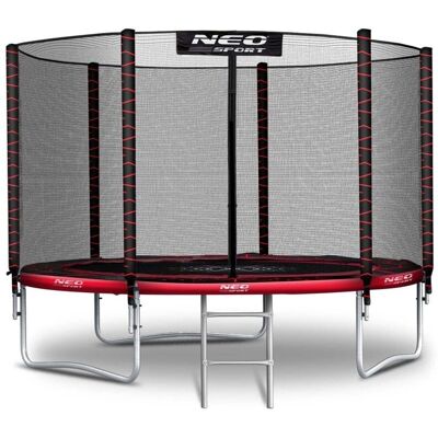 Neo-Sport - 312 cm - siatka zewnętrzna - drabinka - Skakanie Neo-Sport - 312 cm - siatka zewnętrzna - drabinka - Skakanie
