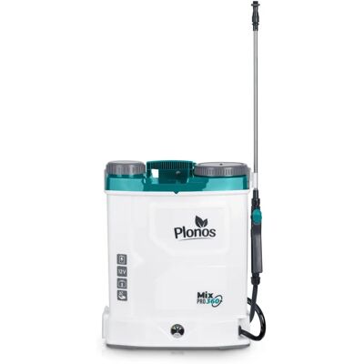 Spruzzatore a Batteria Plonos - 16L, 8Ah, 4 Ugelli - Cura del Giardino Spruzzatore a Batteria Plonos - 16L, 8Ah, 4 Ugelli - Cura del Giardino