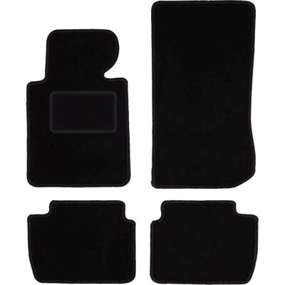 Tapis en velours noir WLG-CARLUX pour BMW 3 E46 - Tapis de voiture - Publicité Tapis en velours noir WLG-CARLUX pour BMW 3 E46 - Tapis de voiture - Publicité