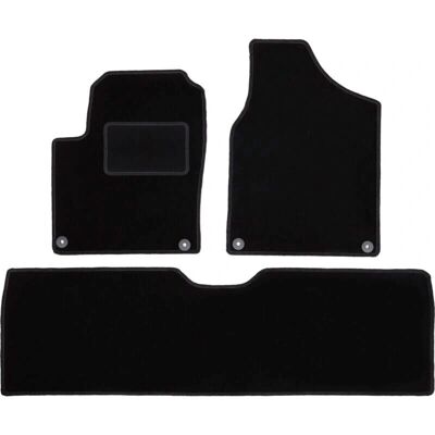 Volkswagen - Sharan I - Negro - Terciopelo - Car mats Volkswagen - Sharan I - Negro - Terciopelo - Car mats