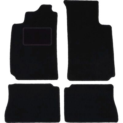 WLG-CARLUX - Renault Megane I - Negro terciopelo - Alfombrillas WLG-CARLUX - Renault Megane I - Negro terciopelo - Alfombrillas
