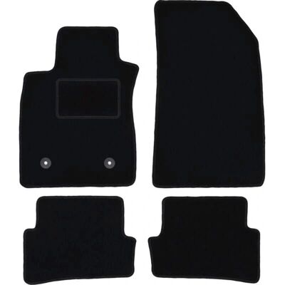Renault - Thalia II - Negro - Alfombrillas de terciopelo Renault - Thalia II - Negro - Alfombrillas de terciopelo
