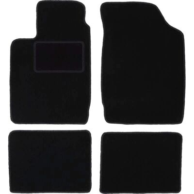WLG-CARLUX - Clio II - Negro - Terciopelo - Car Mats WLG-CARLUX - Clio II - Negro - Terciopelo - Car Mats