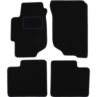 WLG-CARLUX - Honda Accord VI - Terciopelo negro - Car Mats WLG-CARLUX - Honda Accord VI - Terciopelo negro - Car Mats