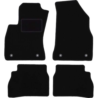 WLG-CARLUX - Opel Combo D 2011-2018 - Terciopelo negro - Car mats WLG-CARLUX - Opel Combo D 2011-2018 - Terciopelo negro - Car mats