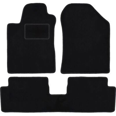 WLG-CARLUX - Toyota Corolla Verso II - Negro - Alfombrillas WLG-CARLUX - Toyota Corolla Verso II - Negro - Alfombrillas