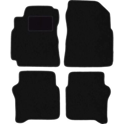Nissan - Primera P12 - Terciopelo - Negro - Alfombrilla de coche Nissan - Primera P12 - Terciopelo - Negro - Alfombrilla de coche