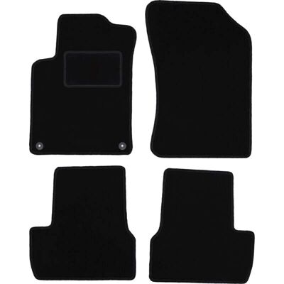 WLG-CARLUX - C3 II Hatchback - Terciopelo Negro - Alfombrillas WLG-CARLUX - C3 II Hatchback - Terciopelo Negro - Alfombrillas