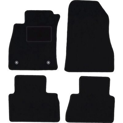 WLG-CARLUX - Nissan Juke F15 - Velour - Negro - Car mats WLG-CARLUX - Nissan Juke F15 - Velour - Negro - Car mats