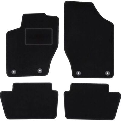 WLG-CARLUX - Peugeot 308 I - Negro terciopelo - Alfombrillas WLG-CARLUX - Peugeot 308 I - Negro terciopelo - Alfombrillas