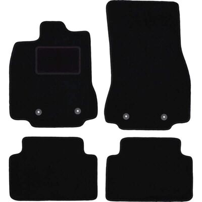 WLG-CARLUX - Prius II - Negro Terciopelo - Alfombrillas de coche WLG-CARLUX - Prius II - Negro Terciopelo - Alfombrillas de coche
