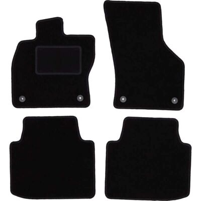 WLG-CARLUX - Skoda Superb III - Negro - 2015-2020 - Car mats WLG-CARLUX - Skoda Superb III - Negro - 2015-2020 - Car mats