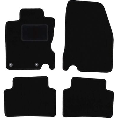 WLG-CARLUX - Nissan Qashqai II J11 - Negro - Polipropileno - Car mats WLG-CARLUX - Nissan Qashqai II J11 - Negro - Polipropileno - Car mats