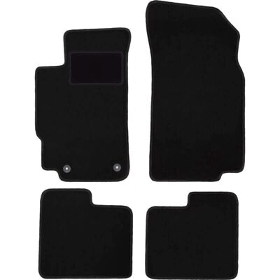 WLG-CARLUX - Peugeot 406 - Negro - Terciopelo - Car mats WLG-CARLUX - Peugeot 406 - Negro - Terciopelo - Car mats