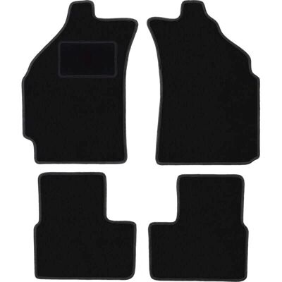 WLG-CARLUX - Chevrolet Spark II M200 - Negro - Alfombrillas Velour WLG-CARLUX - Chevrolet Spark II M200 - Negro - Alfombrillas Velour