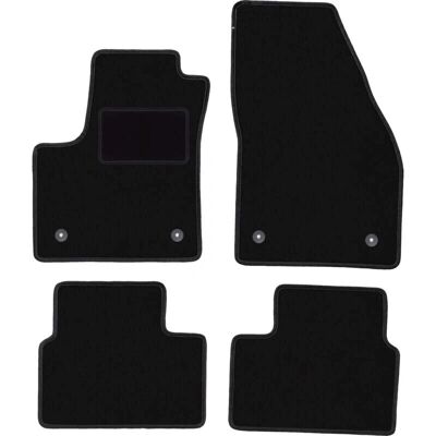 WLG-CARLUX - WLG-CARLUX - Negro - Polipropileno - Alfombrillas de coche WLG-CARLUX - WLG-CARLUX - Negro - Polipropileno - Alfombrillas de coche