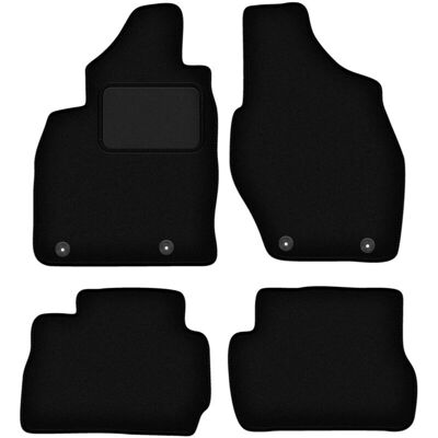 Mitsubishi - Pajero Pinin - Terciopelo - Negro - Car mats Mitsubishi - Pajero Pinin - Terciopelo - Negro - Car mats