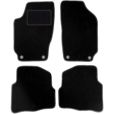 WLG-CARLUX - Skoda Fabia I - Negro Terciopelo - Alfombrillas WLG-CARLUX - Skoda Fabia I - Negro Terciopelo - Alfombrillas