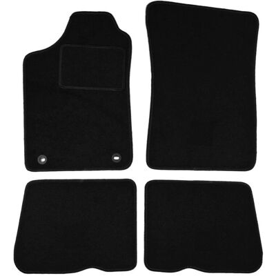 Renault 19 - negro - 1988-1996 - alfombrillas de coche Renault 19 - negro - 1988-1996 - alfombrillas de coche