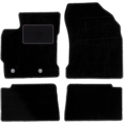 Toyota - Corolla XI E16 - Negro - Car mats Toyota - Corolla XI E16 - Negro - Car mats