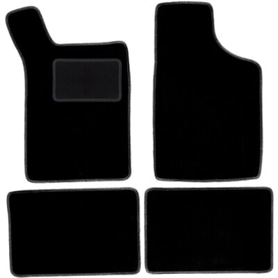 WLG-CARLUX - Renault 21 Sedán - Terciopelo - Negro - Alfombrillas WLG-CARLUX - Renault 21 Sedán - Terciopelo - Negro - Alfombrillas