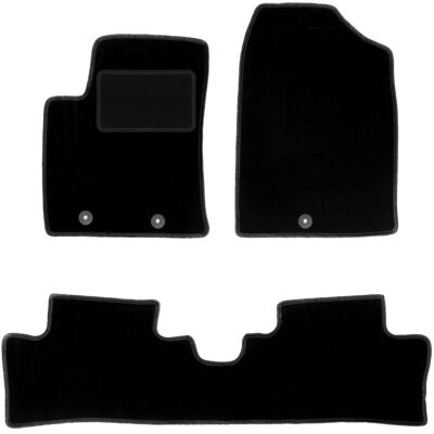 WLG-CARLUX - Hyundai i10 II - Alfombrillas Velvet negras WLG-CARLUX - Hyundai i10 II - Alfombrillas Velvet negras